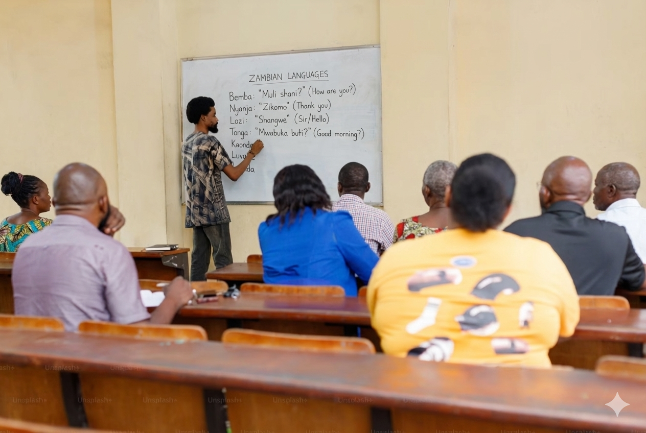 Zambian languages classroom